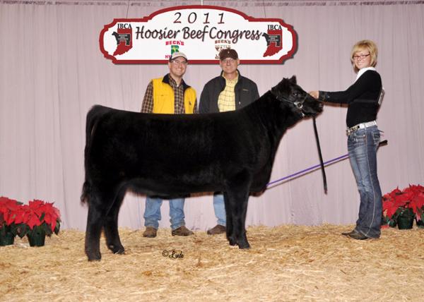 Class winner 2011 Hoosier Beef Congress - Maternal Sib