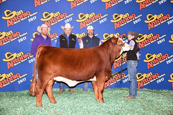 Champion maternal % sister owned by Bradley Meuth